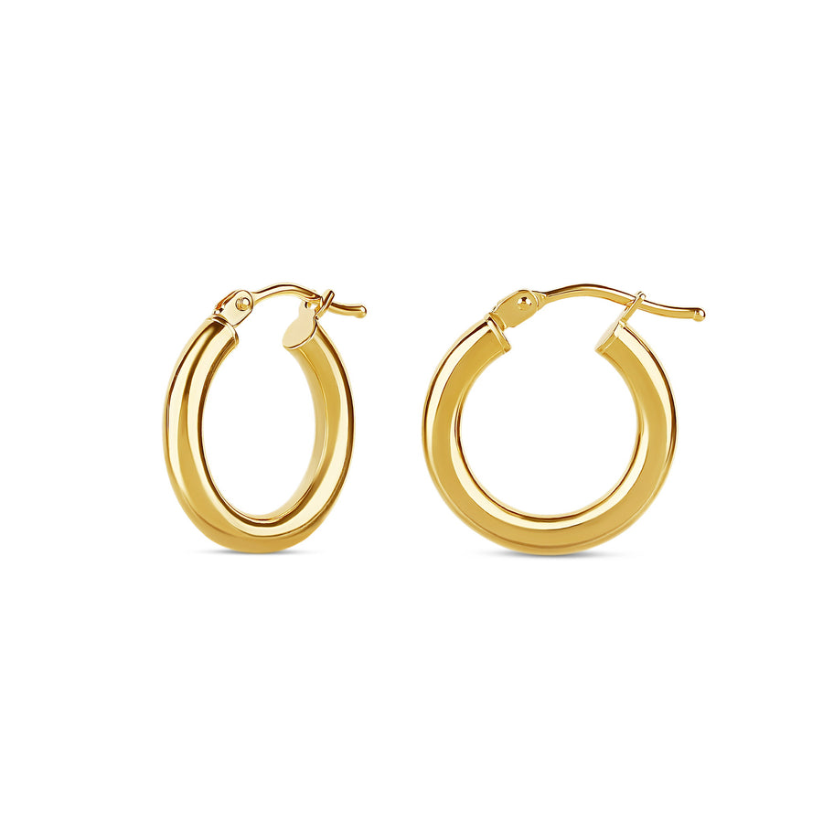 Leo Gold Hoops