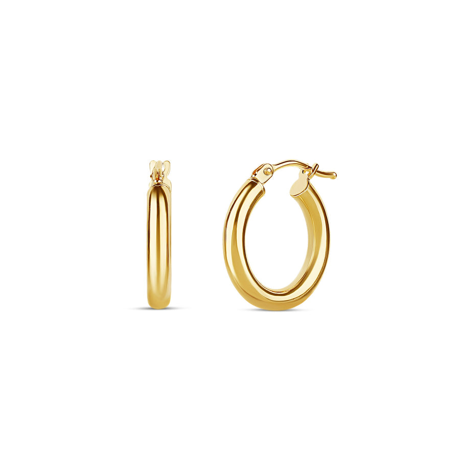 Leo Gold Hoops